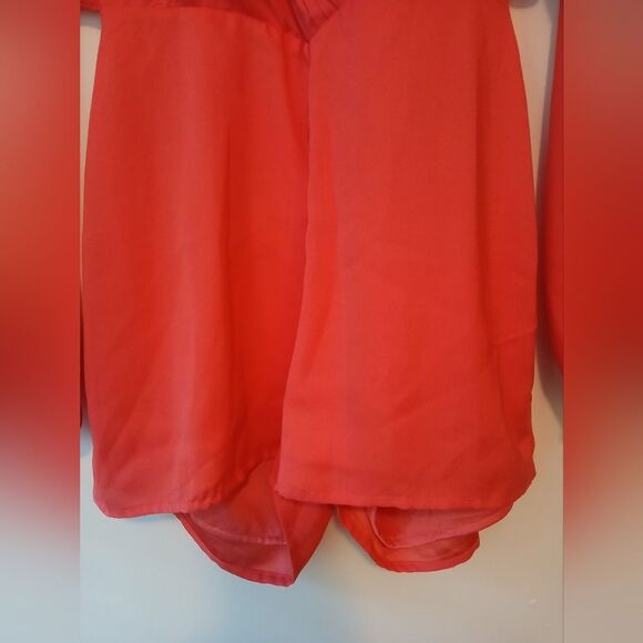 Ark & Co Spring Backless Boho Coral Orange Festival Shorts Romper Playsuit-S - Picture 2 of 12